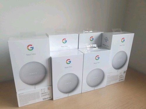 Google Nest Mini 2nd Generation Smart Speaker Chalk - NEW & SEALED