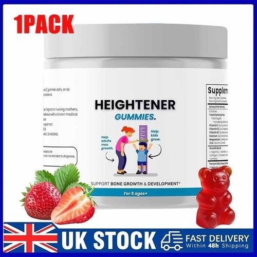 Gummies Heightener- Natural Height Growth Supplement For Kids, Teens And Adults
