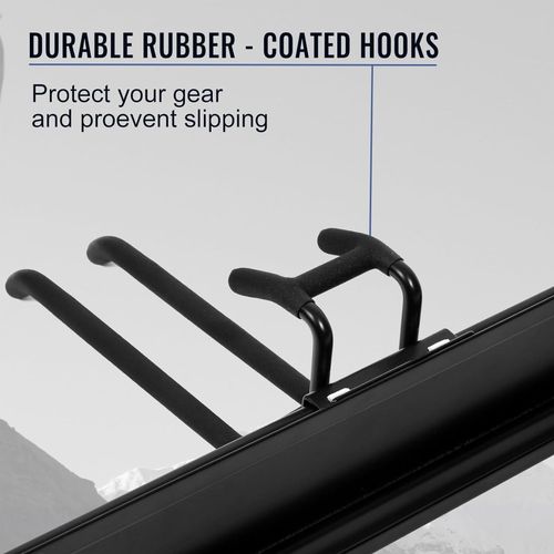 2x Garage Garden Tool Holder Storage Rack Shed Wall Mounted Organiser Long Hooks — image 13