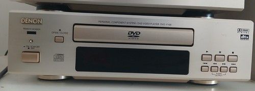 Denon DVD-F100 CD DVD Player Vintage System Tested Working remote manual