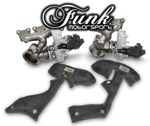 BMW M3 Turbo Blanket Carbon Fibre Turbo Jacket Twin Turbo F80 By Funk Motorsport