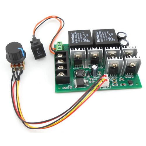 DC 10-50V 12V 24V 36V 40A PWM DC Motor Speed Controller CW CCW Reversible Switch — image 8
