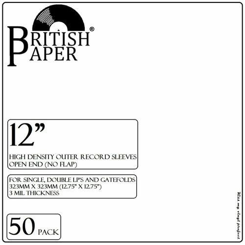 12" Record Sleeves Outer Plastic Vinyl Covers Anti Static Bags 12 inch LP Albums — image 1