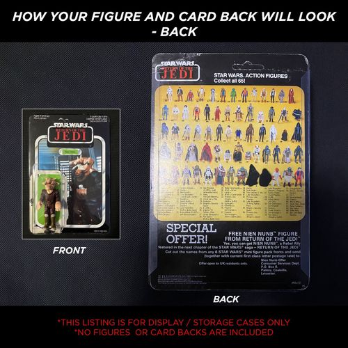 Star Wars - Action Figure Card Back Display / Storage Blister Cases - 20 Pack — image 7