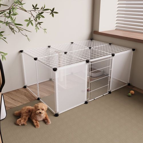 18Panel Pet Dog Pen Foldable Cat Puppy Playpen Indoor Outdoor Enclosure Run Cage — image 4