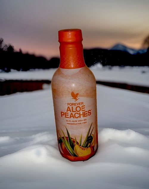 Forever Living Aloe Peaches Aloe Vera Drink, Peach Flavour 1L Quick Dispatch  — image 1
