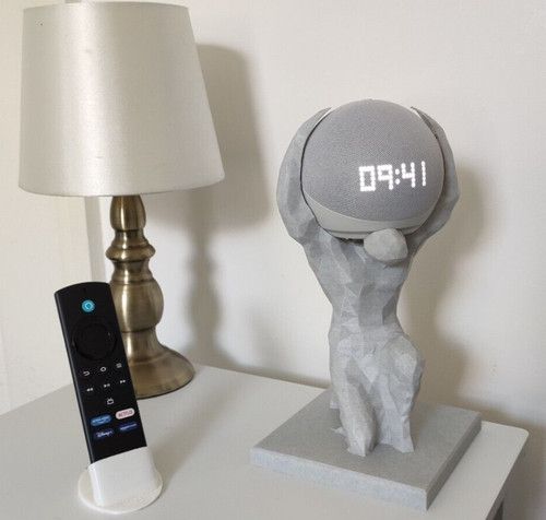 Echo Dot 4th & 5th Gen Atlas Style Stand - Echo Dot Mount - Atlas for Echo