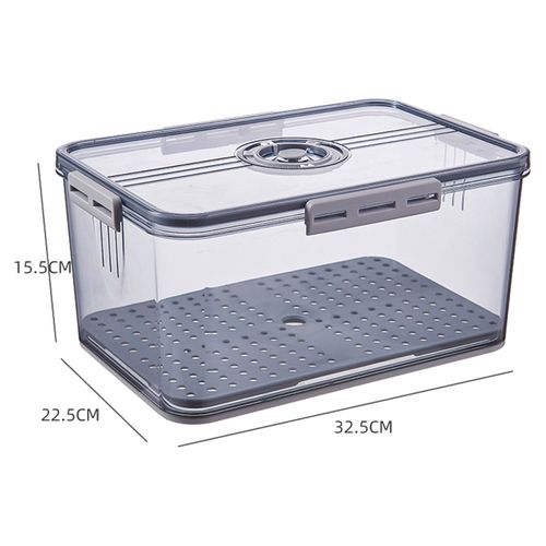 Large Clear Bread Box Airtight Storage Bin Bread Box for Kitchen Countertop — image 1