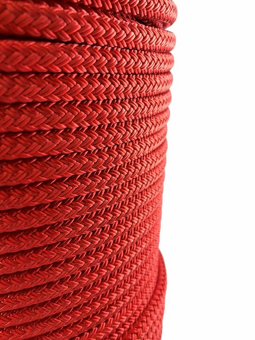 Red Quality Double Braid on Braid Polyester Mooring Yacht Marine Rope — image 5
