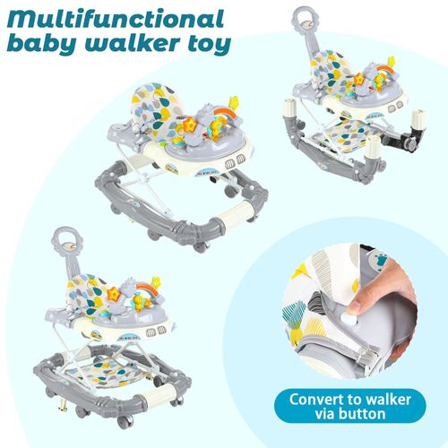 Baby Walker/Rocker Bouncer First Steps Push Along Activity Music Ride On Car NEW — image 5