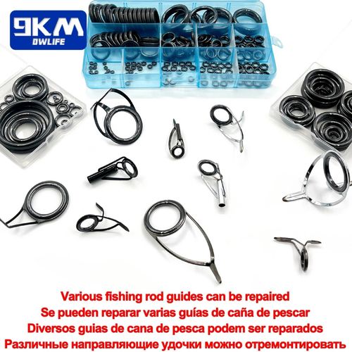 26X Fishing Rod Repair Kit Ceramic Guide Ring Wear Resistant Rod Eye Kit — image 5