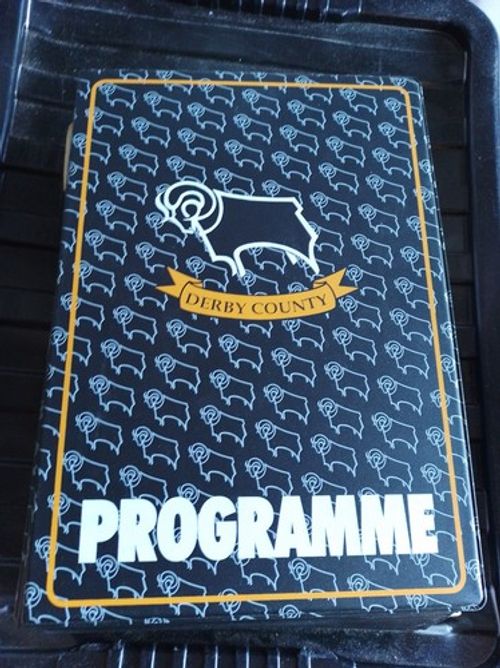 Derby County Football Club programme binder