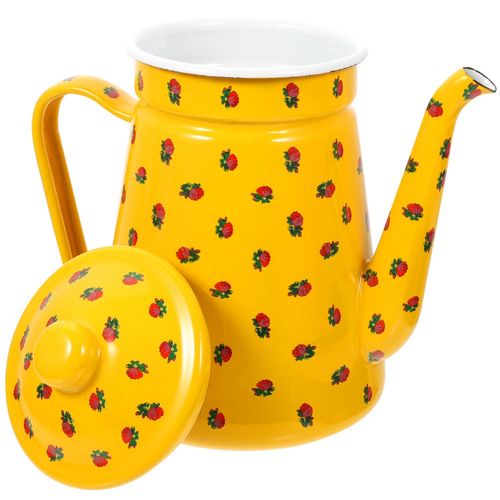 Tea Kettle Camping Teapot Boiling Tea Kettle Vintage Water Coffee Milk Pot with — image 8