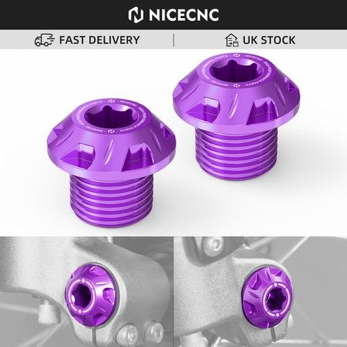 For SUR-RON CNC Front Wheel Axle Nut Bolt For Surron Light Bee S X L1E Black