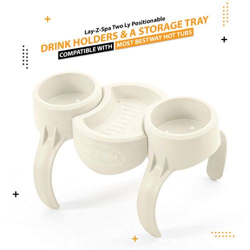 Lay Z Spa Bestway Hot Tub Pool Snack Tray Cup Holder Drink Holder Relaxation