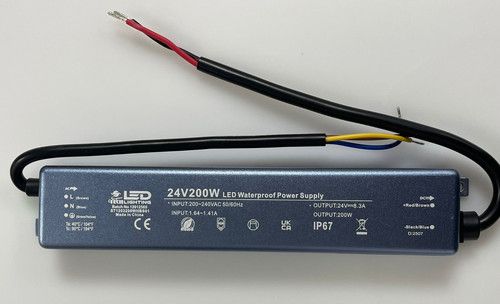 60W/200W DC24V MINI Power Supply Transformer Adapter Driver Waterproof Led Light