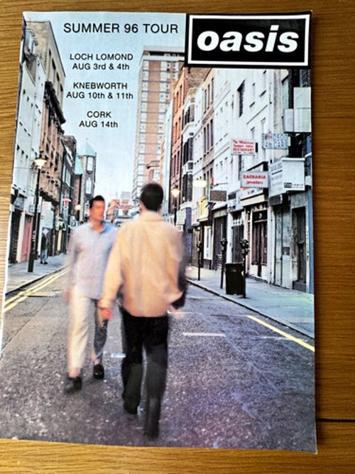 Oasis Original Summer 96 Tour Programme Booklet - Official Tour Programme