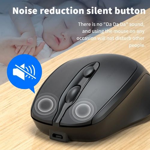 Wireless Mouse Rechargeable Optical Silent Mice USB For PC Laptop UK — image 2