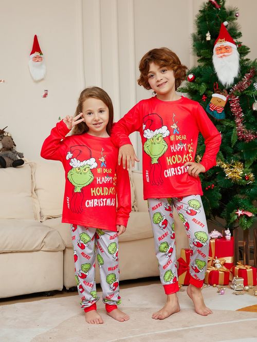 Christmas Family Matching Pyjamas Adults Kids Funny Grinch Nightwear Pajamas Pjs — image 5