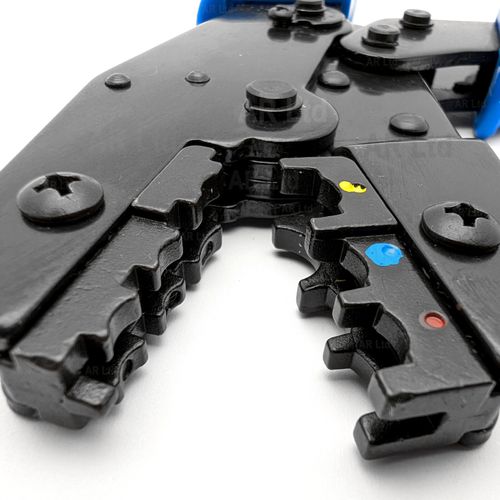 Ratchet Crimping Plier Tool Crimp insulated wire cable Terminal Crimper — image 5