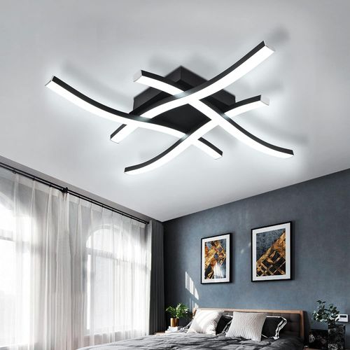 Dimmable LED Ceiling Light with Remote Control Curved Ceiling Lights Fixture LED — image 8