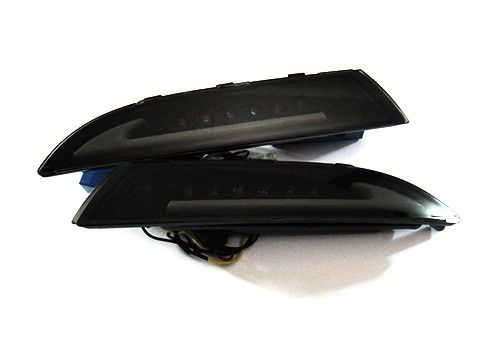 Black Smoked LED Daytime Running Light Side Indicator DRL For VW Scirocco 08-14 — image 4
