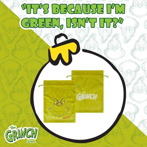 Grinch Christmas Stocking– Christmas Santa Sack - Large Festive Gift Bag 70x50cm — image 5