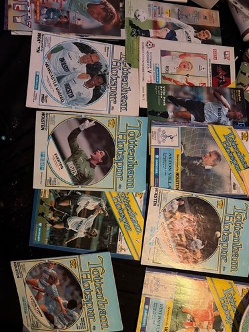 10 X 1980s Tottenham home football programmes. All different plus 3 others free