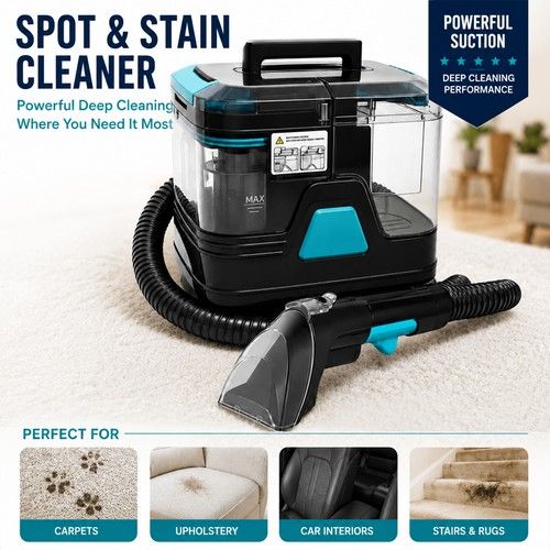 NEW Portable Compact Pet Spot Cleaner Spot Washer for Carpet Upholstery 2L+0.8L
