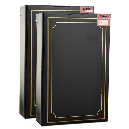 Photo Album Slip in case 6x4''/10 x 15cm Holds 300 Photos Pack of 2
