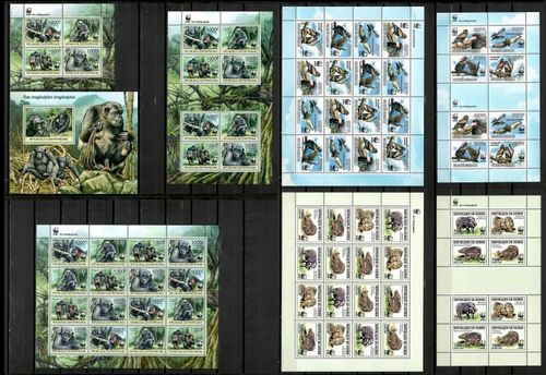 Protected animals WWF Collection 124 sets & 18 s/sheets MNH Mi.CV 1,633€ #CNA213 — image 2