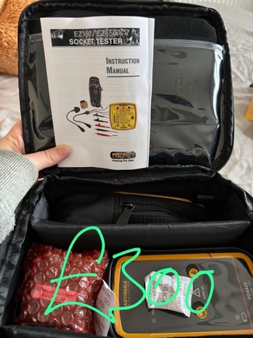 Martindale EZ150 / EZ650 Socket Tester kit (UK plug socket tester).