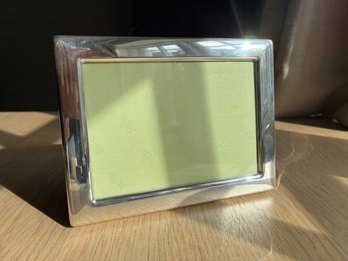 Mappin & Webb Vintage Sterling Silver Picture Frame Golden Jubilee Hallmark 1992