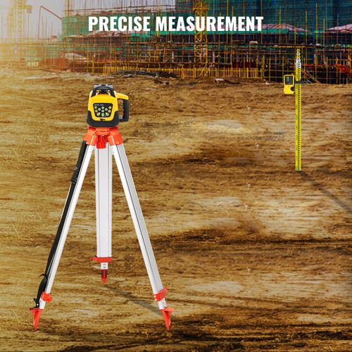 Rotary Laser Level Green Beam 1.65m Tripod 5m Staff Self-leveling Remote Control — image 3