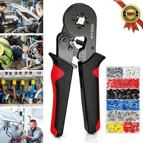 1200Pcs Wire Ferrule Crimping Tool Set Cord Ends Wire Terminals Lugs — image 6