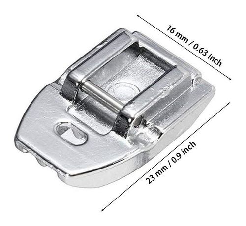 Concealed Invisible Zipper Zip Foot Sewing Machine Presser Snap On — image 5