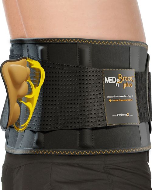 MEDiBrace PLUS Back Support Lower Brace + Lumbar Pad for Sciatica & Pain Relief — image 1