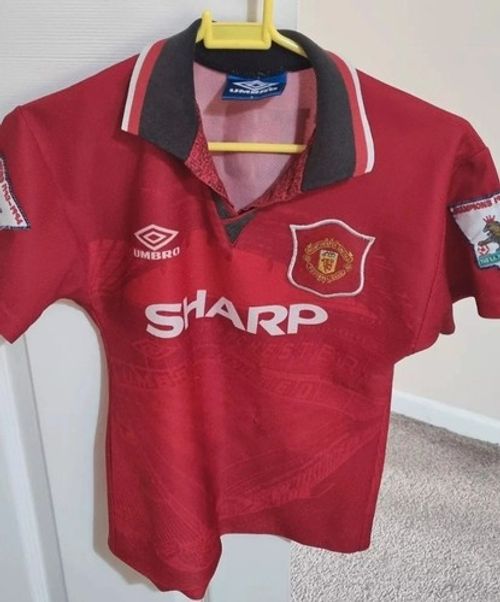 Manchester United KIDS 1994/95 PREMIER LEAGUE FOOTBALL SHIRT GIGGS