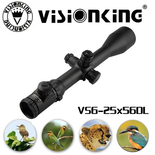 Visionking 6-25X56 Side Focus Mil dot Long Range Rifle scope 35 mm .50 Cal — image 1