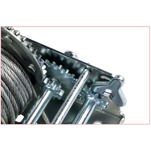 2500 lbs Hand Winch Boat Winch with 10m Steel Wire Rope Diameter 5 mm 32ft cable — image 10