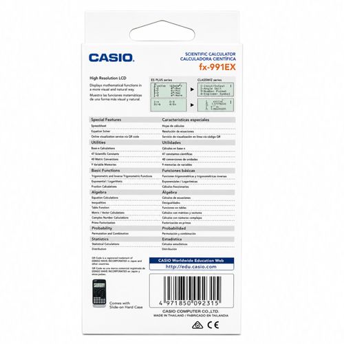 Casio Calculator ✅ Fx-991ex Classwiz Advanced Engineering Scientific Calculator — image 3