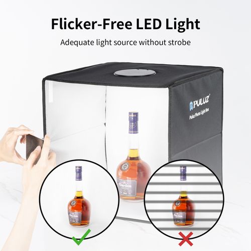 PULUZ LED Photo Box Studio Lighting Box Cube Portable Photography Backdrop — image 8