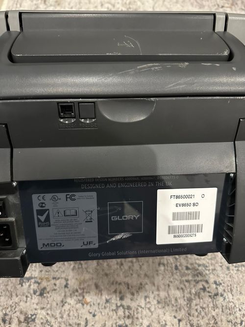 Glory EV8650 high-speed Note counter — image 6