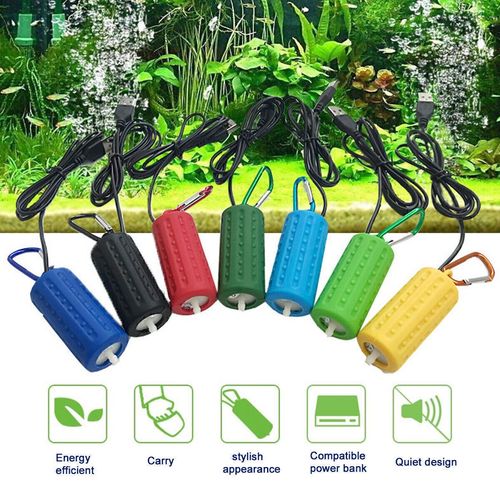 Aquarium Mini Air Pump Fish Tank USB Oxygen Aerator Ultra Silent Saving Energy N — image 6