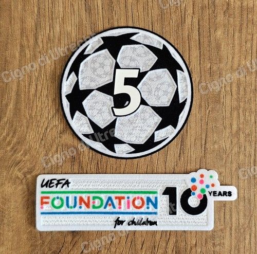 2025-2026 Barcelona Champions League Starball Sleeve Patch Badge