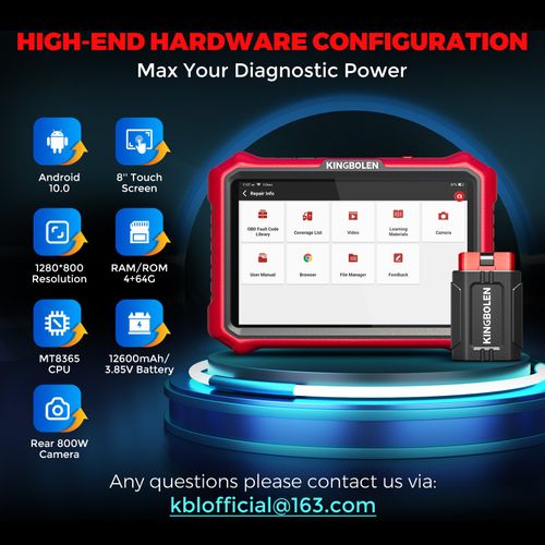 2026 KINGBOLEN K8 PRO Car Diagnostic Scan Tool Bidirectional ECU Coding All Free — image 7