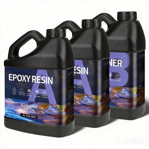 Crystal Clear Epoxy Resin Kit Casting Resin River Table Wood Art DIY 1-12L