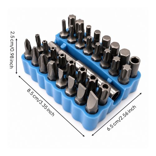 Screwdriver Assortment with Holder 1/4-Inch Hex Shank Set with Adapter — image 10