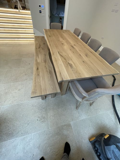 Solid Oak Worktops Countertop Rustic Custom Size UK Live Edge — image 7