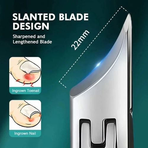 Heavy Duty Toe Nail Clippers For Thick Nails Professional Angled Cutter UK — image 4